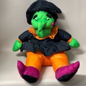 Halloween, Puffalump Style Witch, YMT Int, Large, 24", Plush, Soft, Toy, Figure,